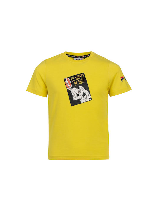 Fila Παιδικό T-shirt Κίτρινο