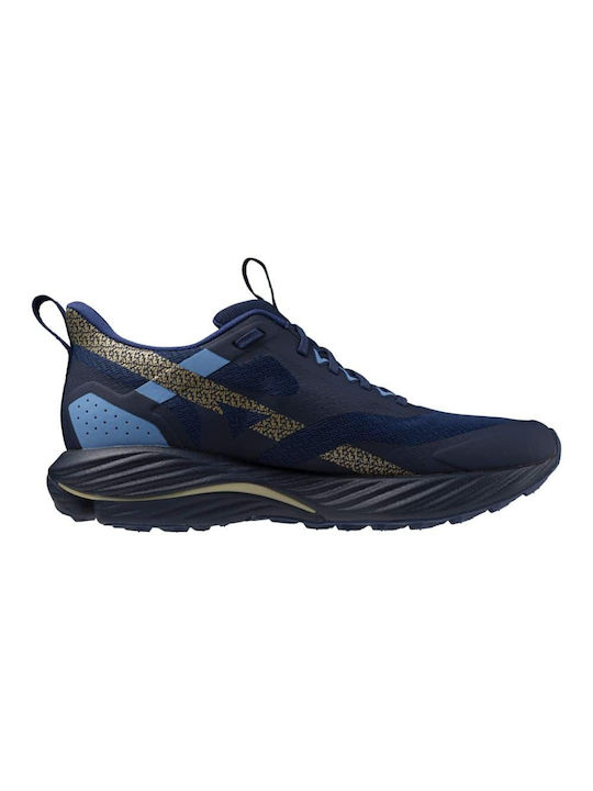 Mizuno Wave Rider Tt 2 Ανδρικά Αθλητικά Παπούτσια Trail Running Μπλε