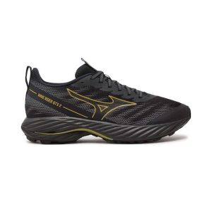 Mizuno Ανδρικά Αθλητικά Παπούτσια Trail Running Αδιάβροχα με Μεμβράνη Gore-Tex Black / Glo