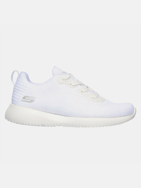 Skechers Bobs Sport Tough Talk Γυναικεία Αθλητικά Παπούτσια Running Λευκά