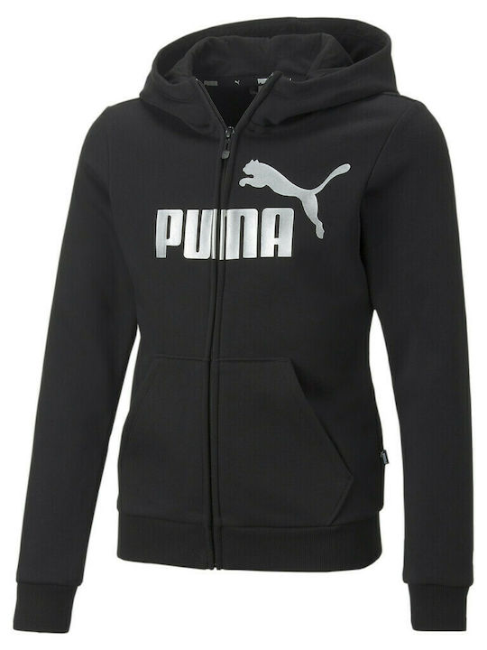 Puma Αθλητική Παιδική Ζακέτα Φούτερ με Κουκούλα
