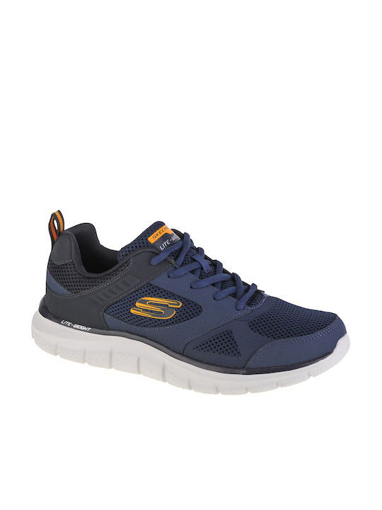 Skechers Track Syntac Ανδρικά Sneakers Navy Μπλε