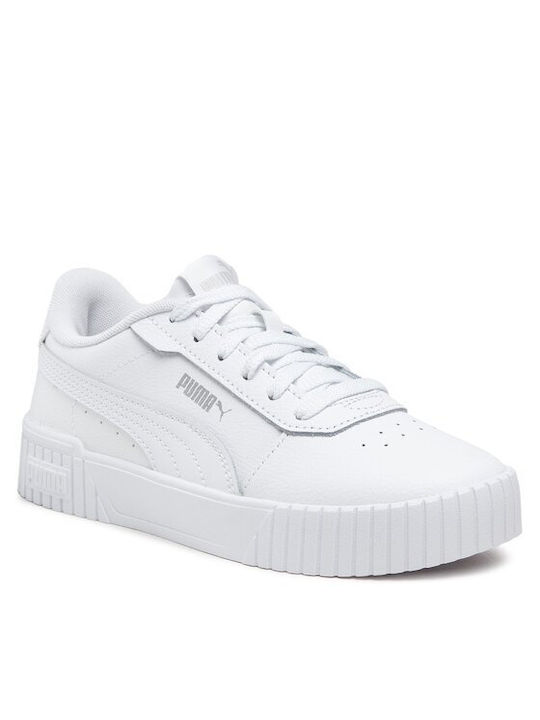 Puma Παιδικά Sneakers Carina 2.0 White / Silver
