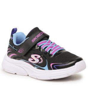 Skechers Παιδικά Sneakers Eureka Shine για Κορίτσι Μαύρα