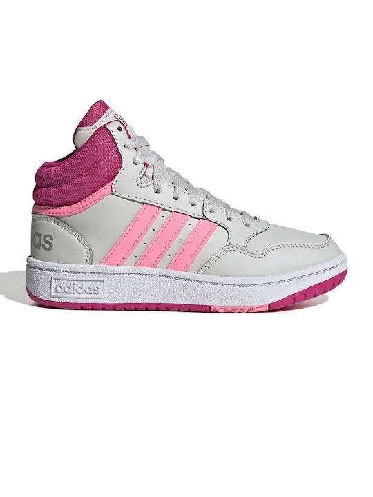 Adidas Παιδικά Sneakers High Hoops 3.0 για Κορίτσι Λευκά