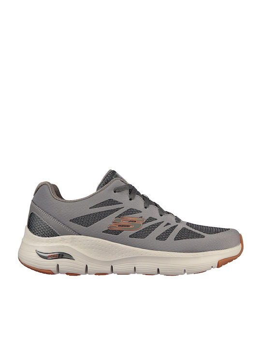 Skechers Arch Fit Engineered Ανδρικά Αθλητικά Παπούτσια Running ΛΑΔΙ
