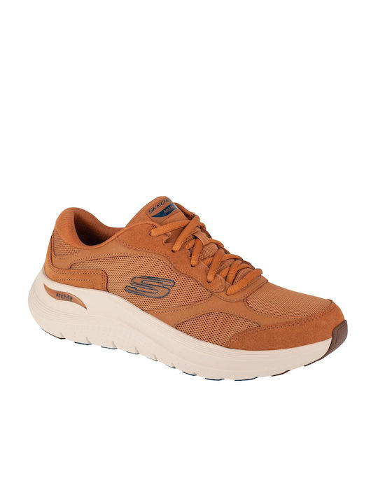 Skechers Arch Fit 2.0 Keep Ανδρικά Sneakers Ταμπά