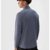 4F Underwear Ανδρική Ισοθερμική Μακρυμάνικη Μπλούζα Γκρι - Image 4
