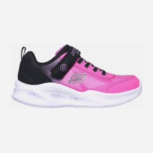 Skechers Παιδικά Sneakers Lighted Gore Μαύρα