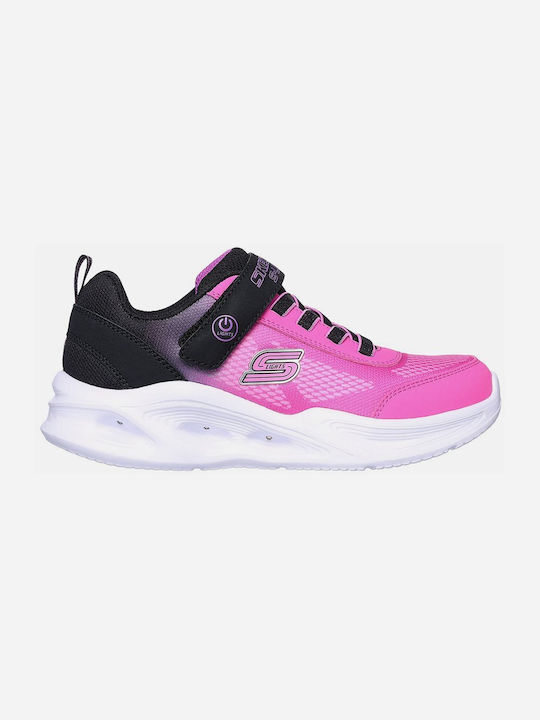 Skechers Παιδικά Sneakers Lighted Gore Μαύρα