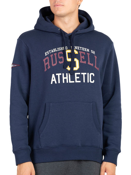 Russell Athletic Φούτερ με Κουκούλα Navy Μπλε