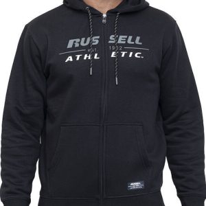 Russell Athletic Φούτερ με Κουκούλα Μαύρο