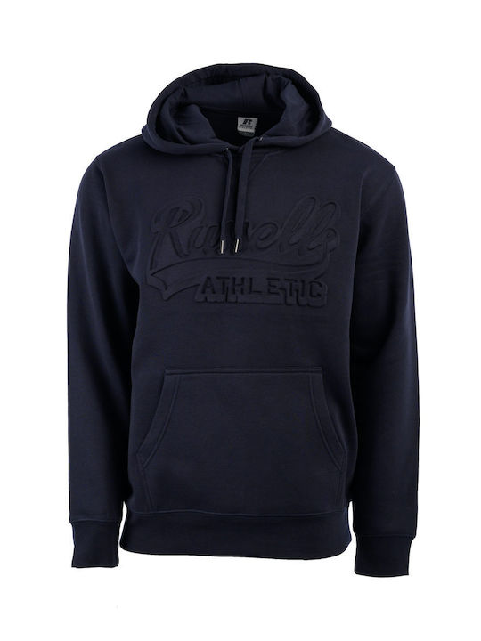 Russell Athletic Sporting Goods Φούτερ με Κουκούλα Μπλε