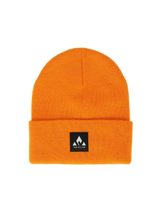 Whistler Beanie Unisex Σκούφος Πλεκτός σε Πορτοκαλί χρώμα