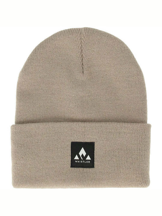 Whistler Beanie Unisex Σκούφος Πλεκτός σε Καφέ χρώμα