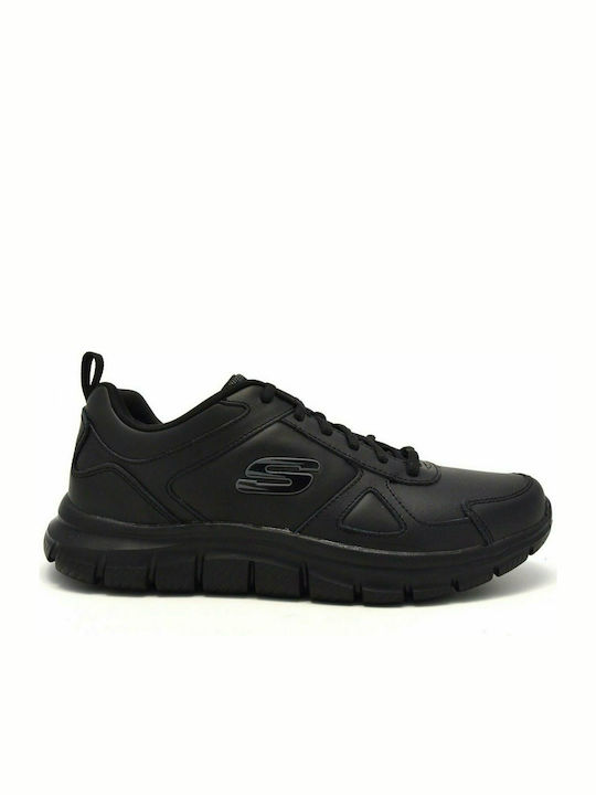 Skechers Track High Overtime 999894-BBK Ανδρικά Αθλητικά Παπούτσια Trail Running Μαύρα