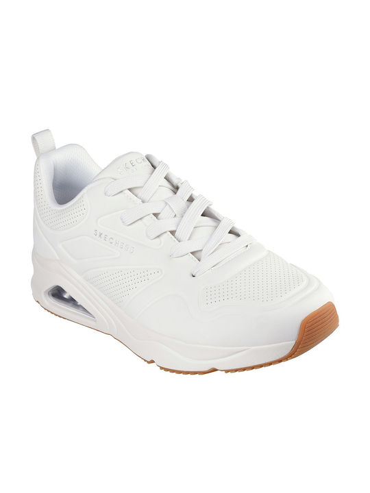Skechers Tres-air Uno Ανδρικά Sneakers Λευκά