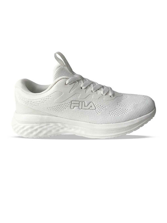 FILA Memory Palau 3 Ανδρικά Running Shoes σε Λευκό Χρώμα