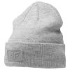 4F Beanie Ανδρικός Σκούφος Πλεκτός σε ΓΚΡΙ χρώμα - Image 2