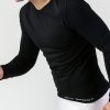 GSA Seamless Thermal Ανδρική Ισοθερμική Μακρυμάνικη Μπλούζα Μαύρη - Image 2