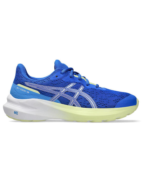 ASICS Gt-1000 13 Gs Αθλητικά Παιδικά Παπούτσια Running με Κορδόνια Μπλε