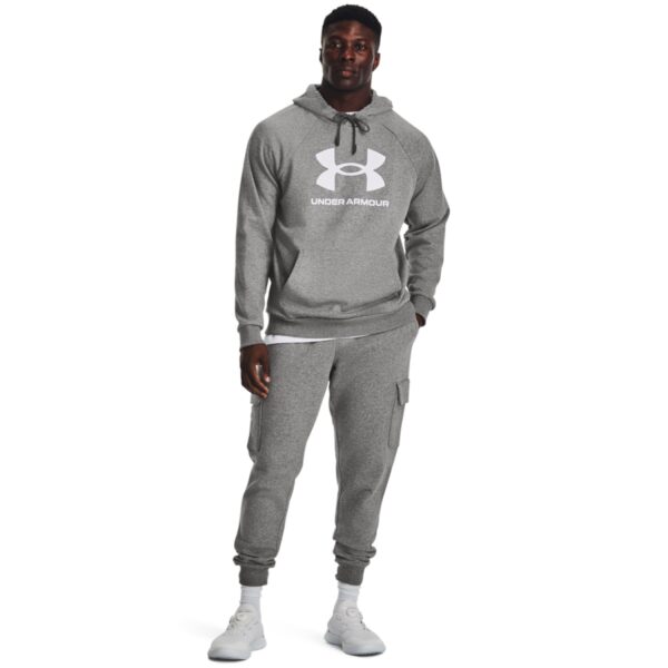Under Armour UA Ανδρικό Φούτερ με Κουκούλα Γκρι - Image 3
