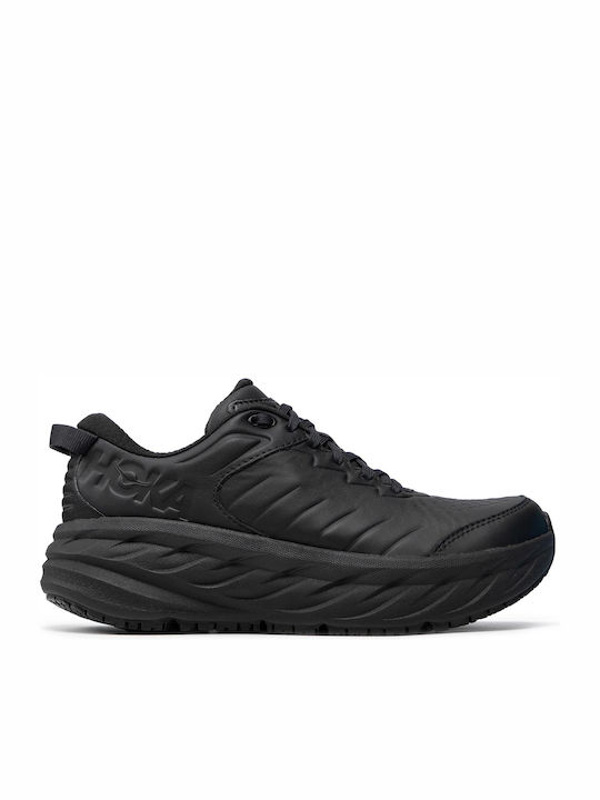 Hoka Bondi SR Ανδρικά Αθλητικά Παπούτσια Running Μαύρα