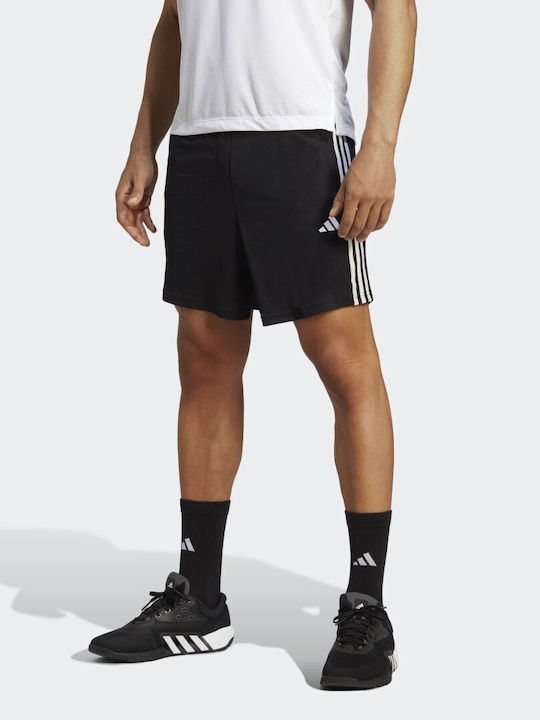 adidas Train Essentials Pique 3-Stripes Αθλητική Ανδρική Βερμούδα Μαύρη