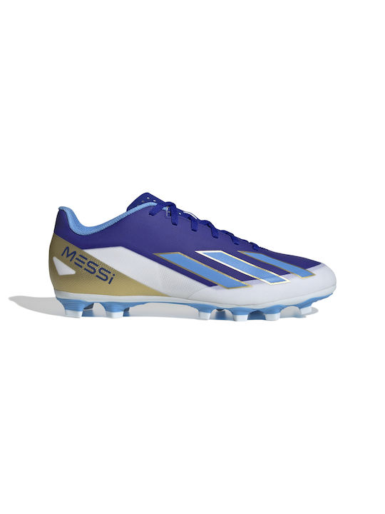 Adidas X Crazyfast Club Messi FxG Χαμηλά Ποδοσφαιρικά Παπούτσια με Τάπες Lucid Blue / Blue