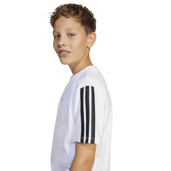 adidas sportswear J 3S Tee 160 WHITE/BLACK JD6488 - Image 5