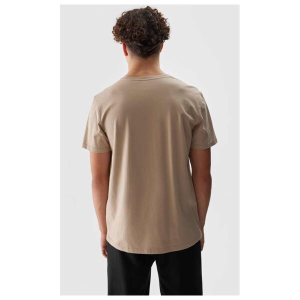 4F Ανδρικό T-shirt Κοντομάνικο Μπεζ - Image 4