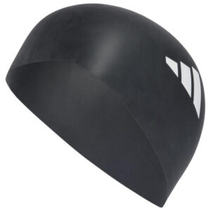 adidas 3-Stripes Swim Cap - Μαύρο