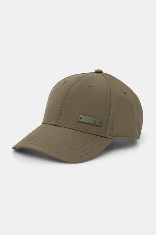 Καπέλο adidas BB CAP LT MET χρώμα: πράσινο, JF8485