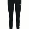 Adidas Loungewear Essentials Logo Γυναικείο Μακρύ Κολάν Ψηλόμεσο Μαύρο - Image 2