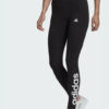 Adidas Loungewear Essentials Logo Γυναικείο Μακρύ Κολάν Ψηλόμεσο Μαύρο