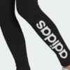 Adidas Loungewear Essentials Logo Γυναικείο Μακρύ Κολάν Ψηλόμεσο Μαύρο - Image 5