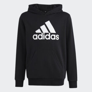 Adidas Παιδικό Φούτερ με Κουκούλα Μαύρο