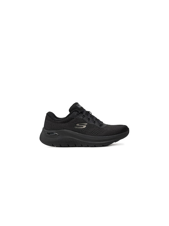 Skechers Arch Fit Big League Γυναικεία Ανατομικά Sneakers Μαύρα
