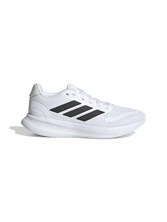 adidas Runfalcon 5 Αθλητικά Παιδικά Παπούτσια Running με Κορδόνια Λευκά