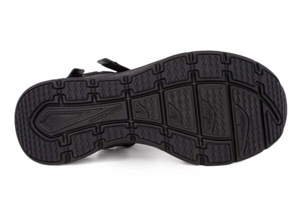 Skechers D Lux Walker-Going-Out Vibes Black Women Strap Sandal 119828-BBK - Image 2