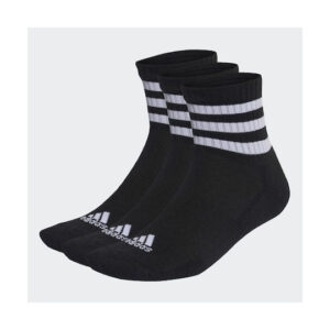 Σετ 3 ζευγάρια ψηλές κάλτσες unisex 3S C Spw Mid 3P IC1317 Μαύρο