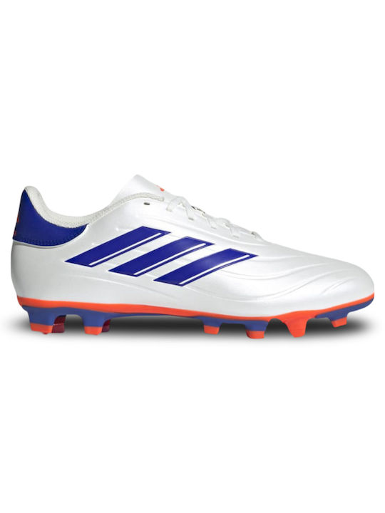 Adidas FxG Χαμηλά Ποδοσφαιρικά Παπούτσια με Τάπες Λευκά
