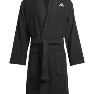 adidas JG5823 Μπουρνούζι Κολυμβητηρίου Μαύρο