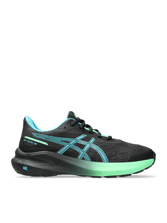 ASICS Gt1000 13 Αθλητικά Παιδικά Παπούτσια Running Μαύρα